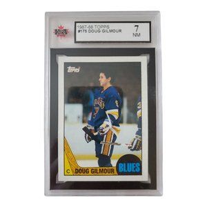 KSA graded TOPPS #175 Doug Gilmour hockey card